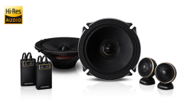 Alpine X-170S Premium sound High Res Audio 6.5" 2 way component speaker